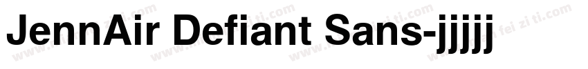 JennAir Defiant Sans字体转换